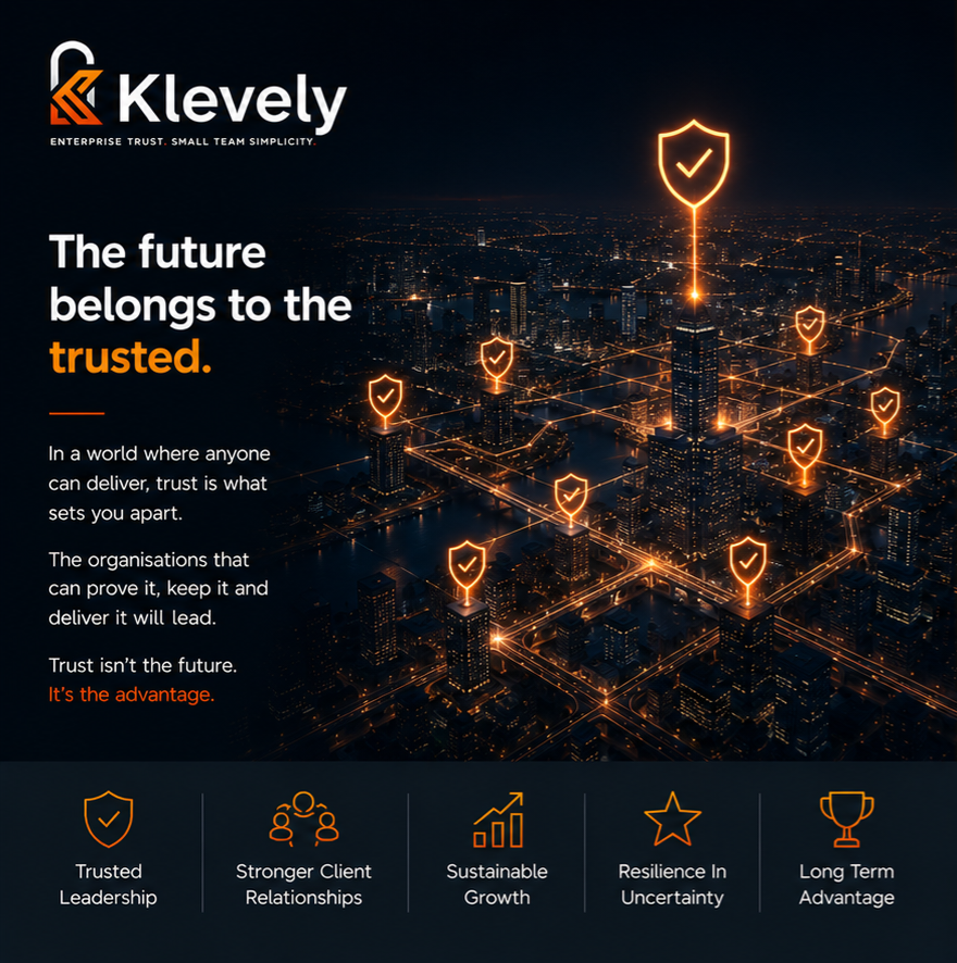 Trust as operational infrastructure — not marketing